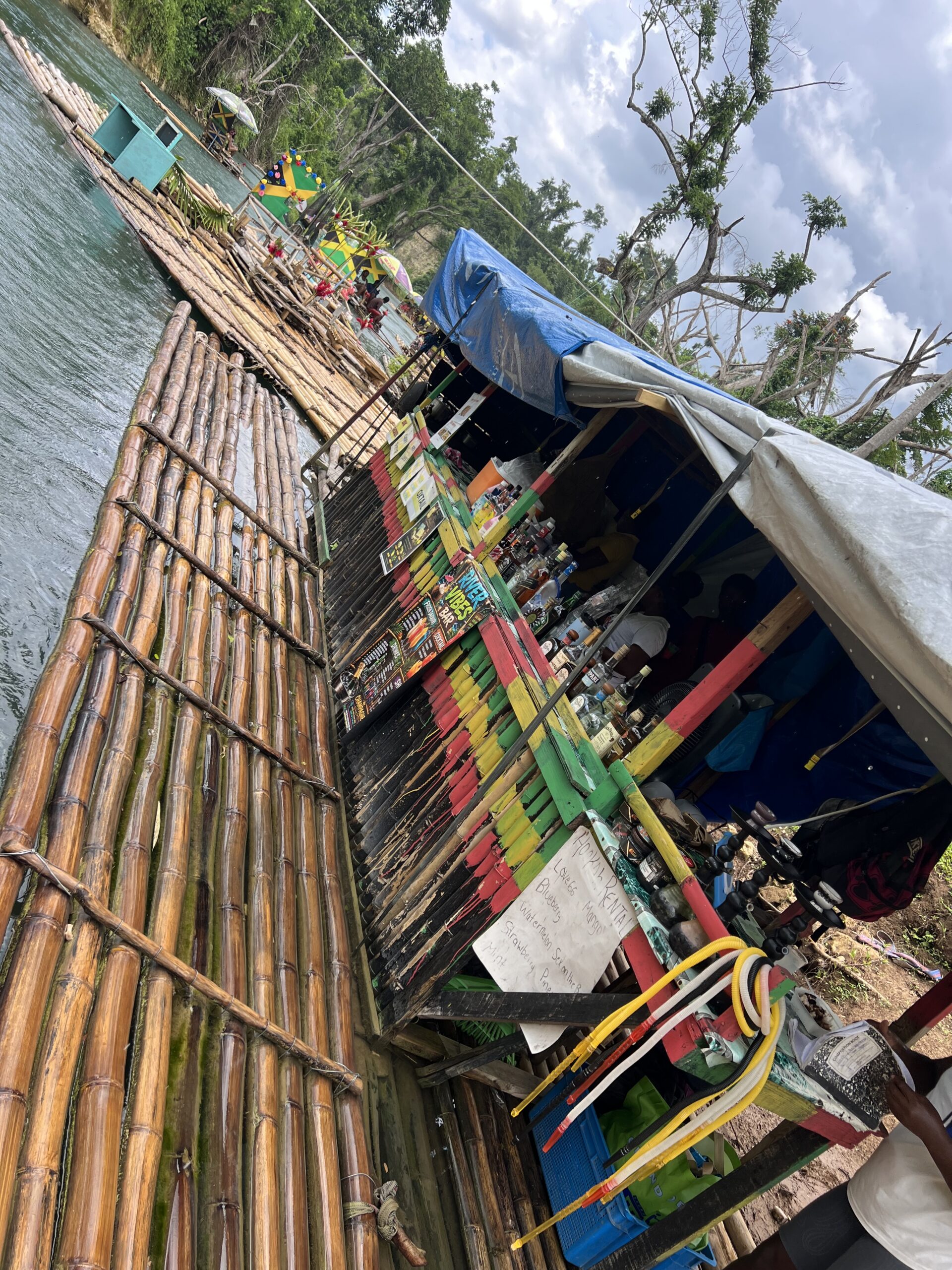 Bamboo rafting experience in Jamaica